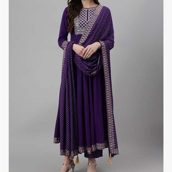 Other - Elegant Purple Women's Kurta Set